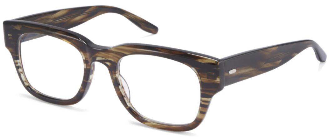 Alexander Daas- Barton Perreira Domino Eyeglasses - Sulcata Tortoise - Side View