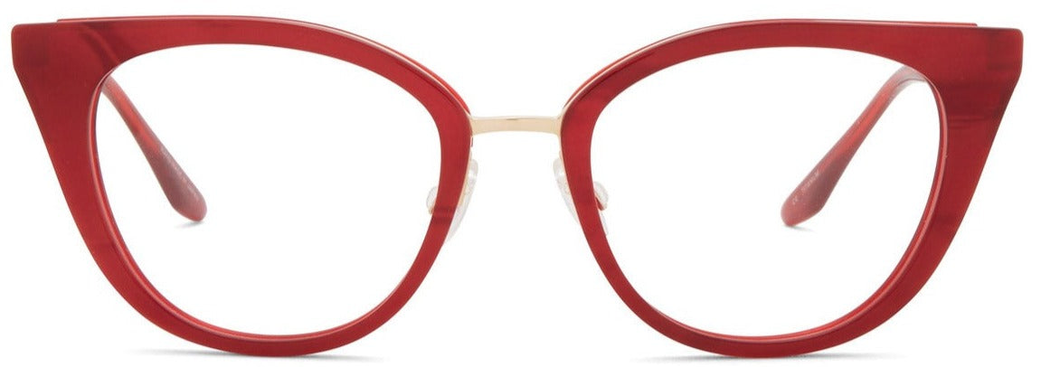 Alexander Daas - Barton Perreira Dorian Eyeglasses - Crushed Heart &amp; Gold - Front View