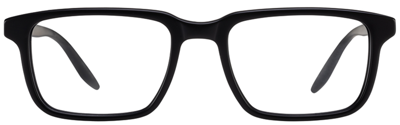 Alexander Daas - Barton Perreira Eero Eyeglasses - Matte Black - Front View