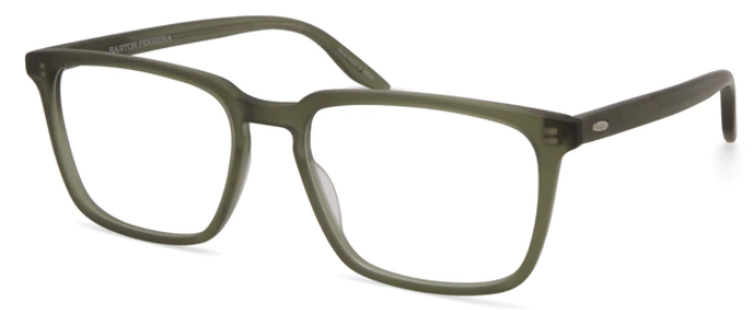 Alexander Daas - Barton Perreira Eiger Eyeglasses - Matte Olive Green - Side View