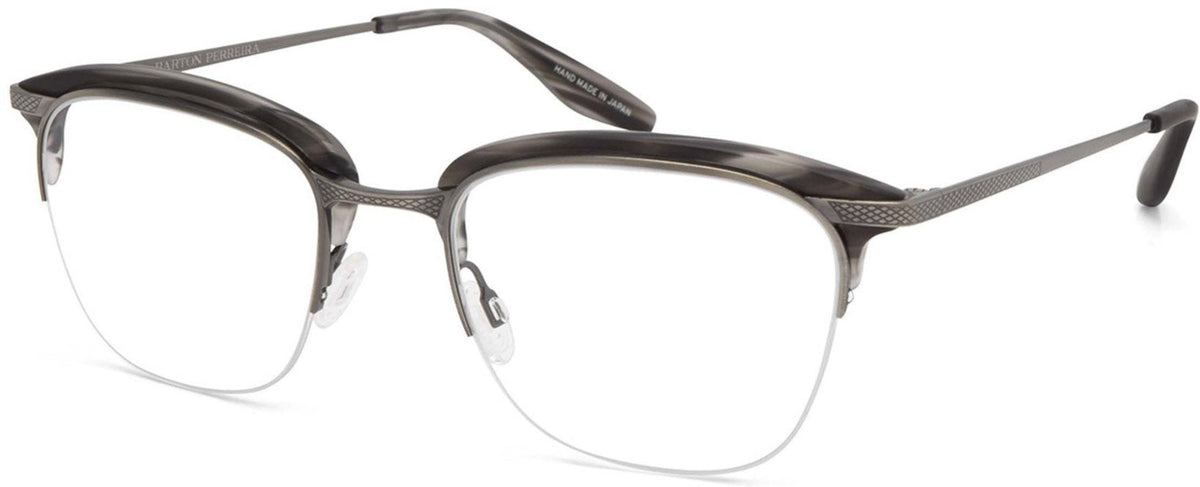 Alexander Daas - Barton Perreira Ellington Eyeglasses - Matte Grey &amp; Matte Pewter Titanium - Side View