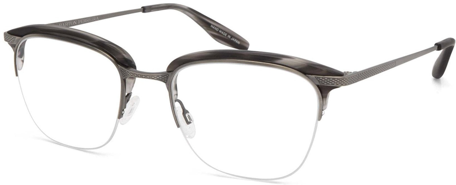 Alexander Daas - Barton Perreira Ellington Eyeglasses - Matte Grey & Matte Pewter Titanium - Side View