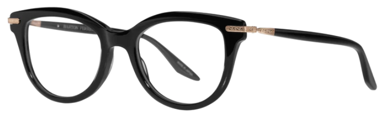 Alexander Daas - Barton Perreira Emelie Eyeglasses - Black & Gold - Side View