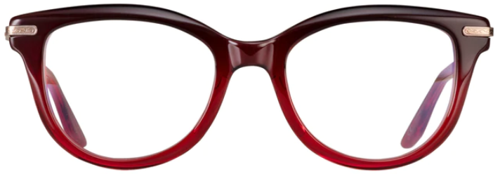 Alexander Daas - Barton Perreira Emelie Eyeglasses - Garnet Gradient &amp; Rose Gold - Front View