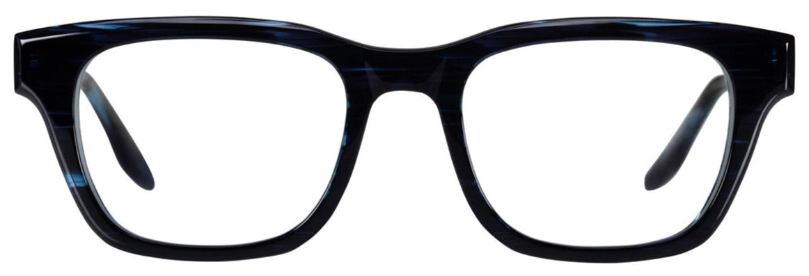 Alexander Daas - Barton Perreira Emory Eyeglasses - Midnight & Silver - Front View