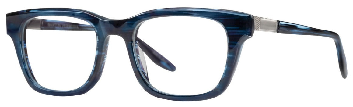 Alexander Daas - Barton Perreira Emory Eyeglasses - Midnight & Silver - Side View