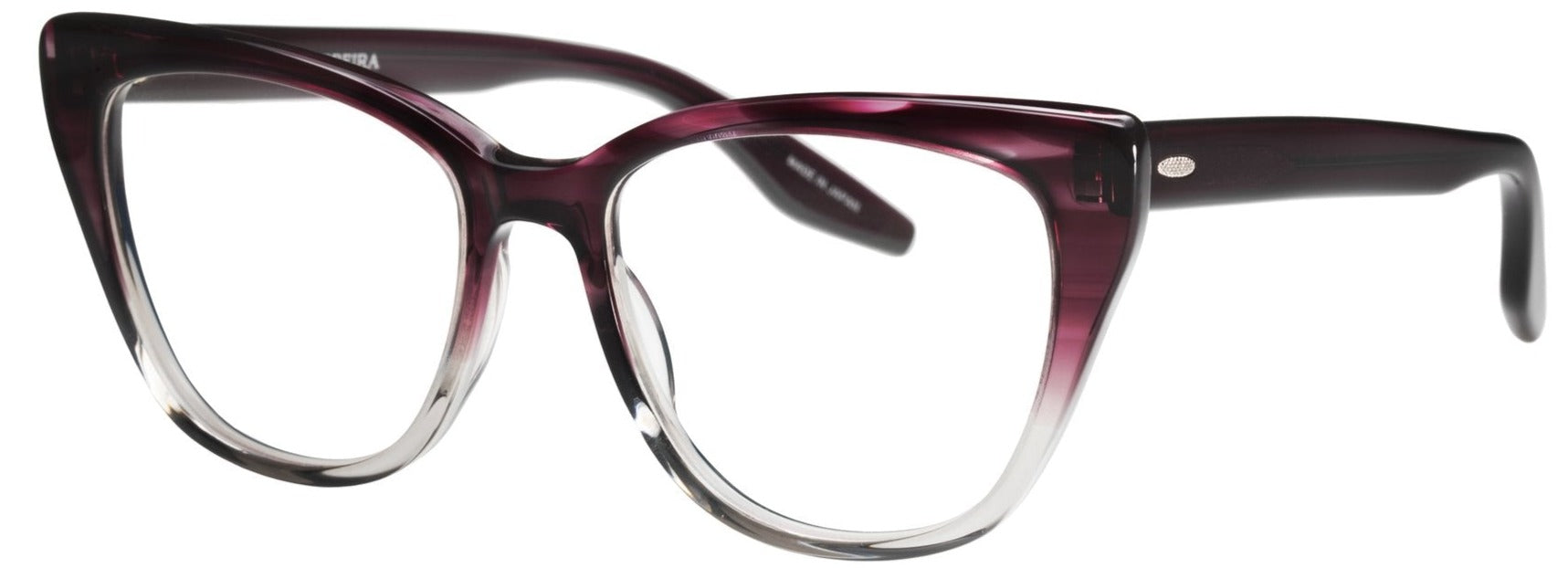 Alexander Daas - Barton Perreira Falana Eyeglasses - Aubergine Gradient - Side View