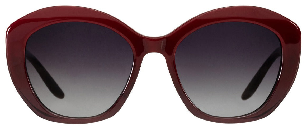 Alexander Daas - Barton Perreira Galilea Sunglasses - Oxblood &amp; Smolder - Front View