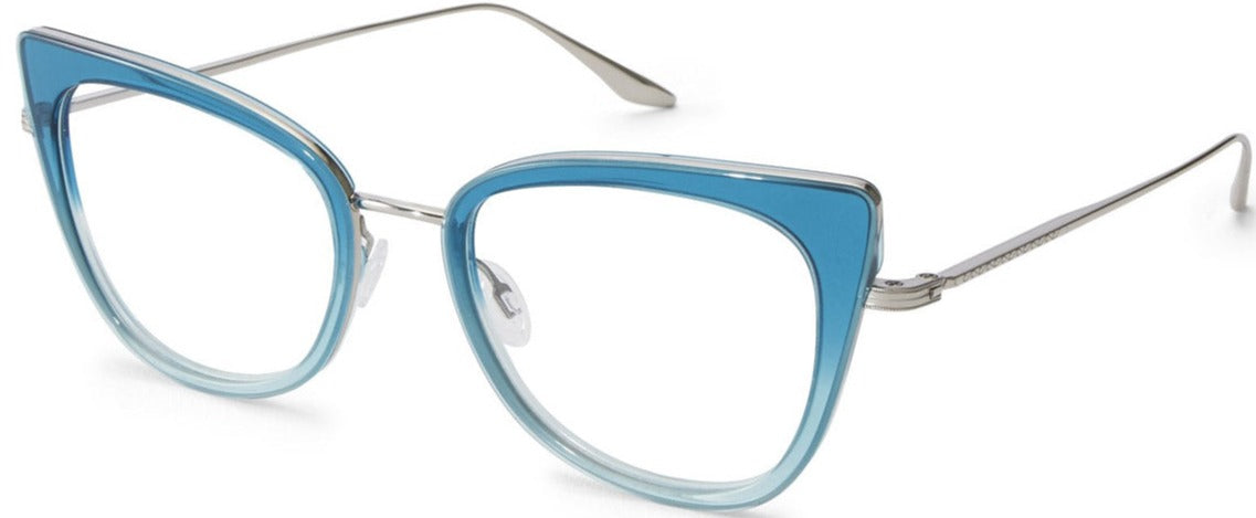 Alexander Daas - Barton Perreira Galore Eyeglasses - Blue Lagoon - Side View