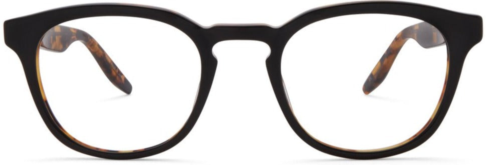 Alexander Daas - Barton Perreira Gellert Eyeglasses - Black & Amber Tortoise - Front View