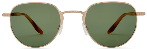 Alexander Daas - Barton Perreira Harald Sunglasses - Gold &amp; Bottle Green - Front View