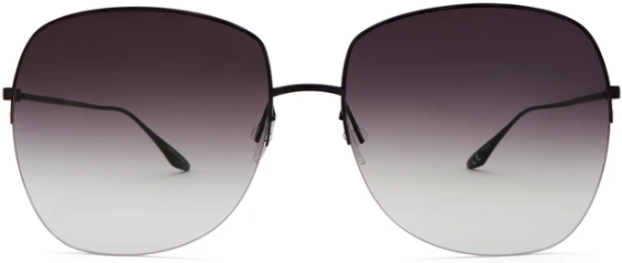 Alexander Daas - Barton Perreira Harmonia Sunglasses - Satin Black - Front View