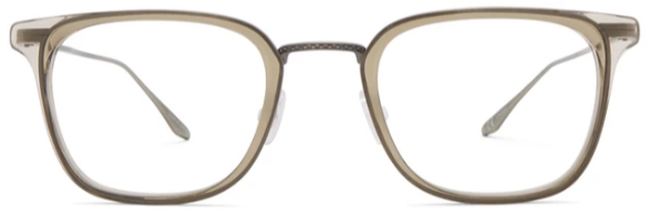 Alexander Daas - Barton Perreira Healey Eyeglasses - Khaki & Pewter - Front View