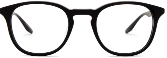 Alexander Daas - Barton Perreira Huxley Eyeglasses - Matte Black - Front View