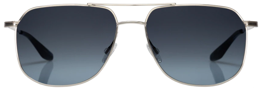 Alexander Daas - Barton Perreira Javelin Sunglasses - Silver &amp; Steel Blue - Front View