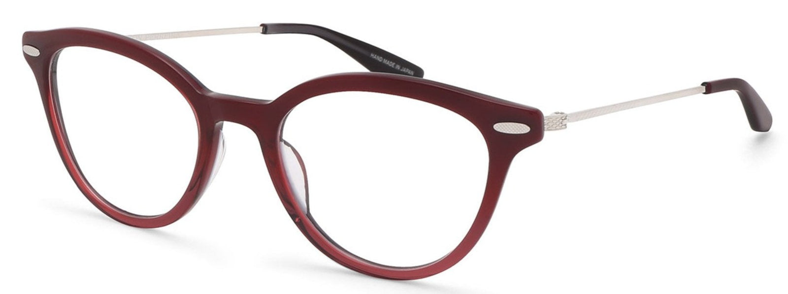 Alexander Daas - Barton Perreira Jolanta Eyeglasses - Silver Titanium & Bloodstone - Side VIew