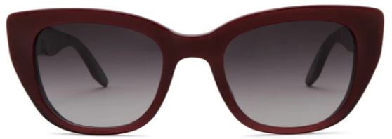 Alexander Daas - Barton Perreira Kalua Sunglasses - Oxblood &amp; Smolder - Front View