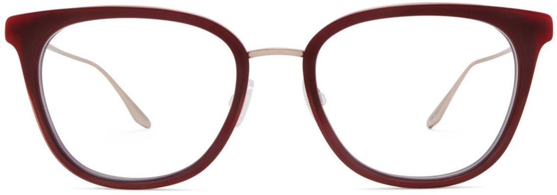 Alexander Daas - Barton Perreira Kasey Eyeglasses - Oxblood & Rose Gold - Front View