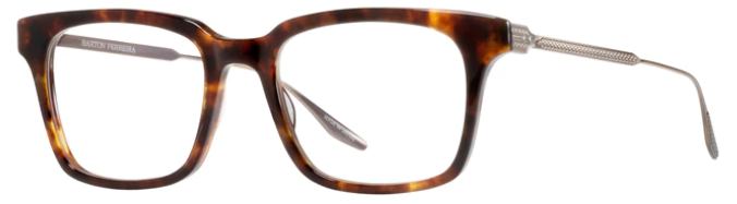 Alexander Daas - Barton Perreira Kleos Eyeglasses - Chestnut & Antique Gold - Side View