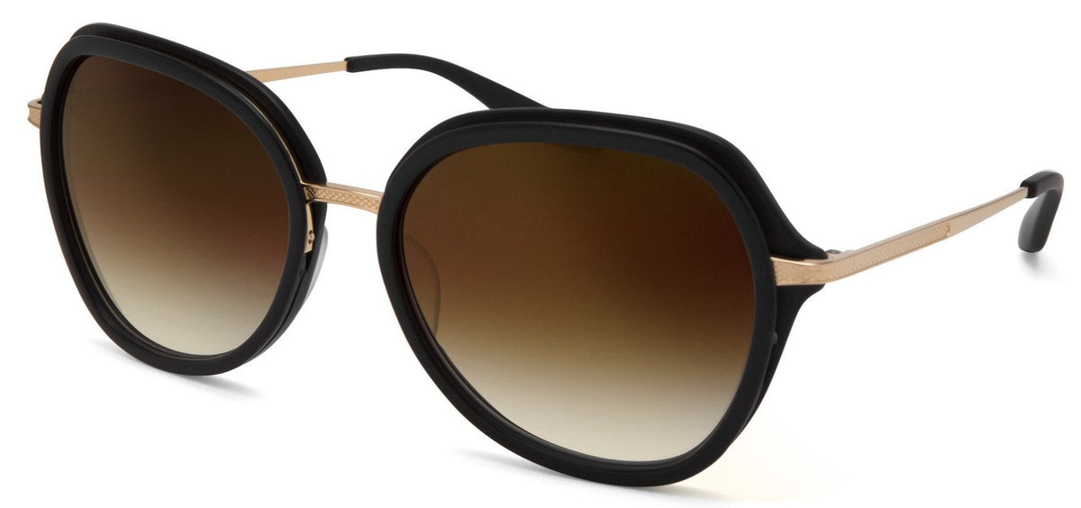 Alexander Daas - Barton Perreira Leilani Sunglasses - Matte Black & Gold - Side View