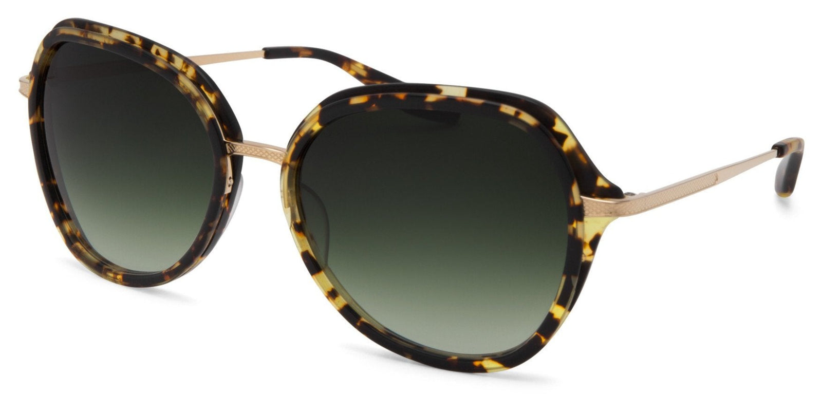 Alexande Daas - Barton Perreira Leilani Sunglasses - Matte Heroine Chic Gold - Front View