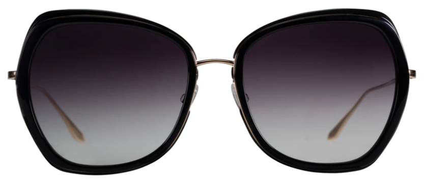 Alexander Daas - Barton Perreira Magdalena Sunglasses - Black Gold - Front View