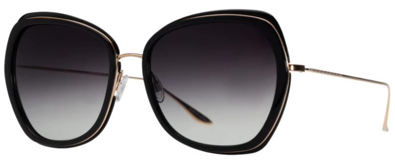 Alexander Daas - Barton Perreira Magdalena Sunglasses - Black & Gold - Side View