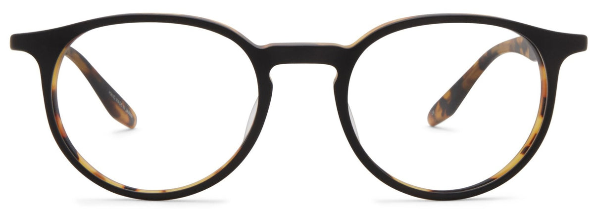 Alexander Daas -Barton Perreira Norton 48 Eyeglasses - Matte Black &amp; Amber Tortoise - Front View