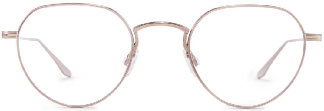 Alexander Daas - Barton Perreira Orlov Eyeglasses - Rose Gold - Front View
