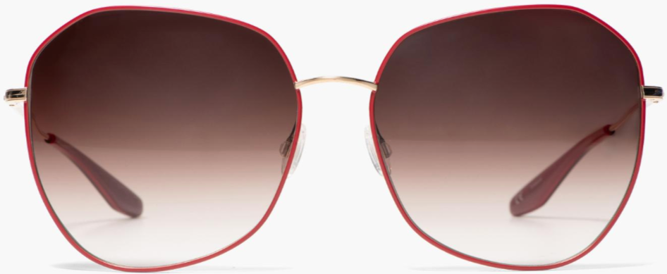 Alexander Daas - Barton Perreira Ostara Sunglasses - Gold &amp; Crimson Enamel - Front View