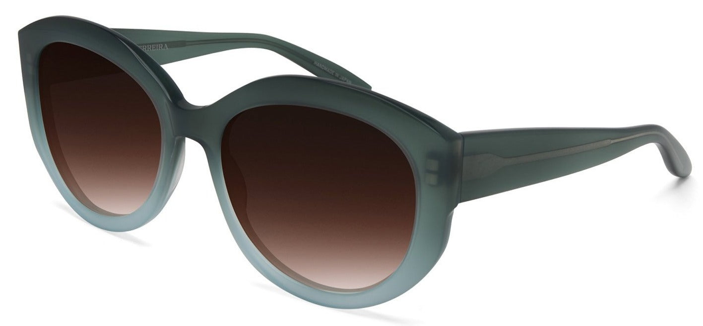 Alexander Daas - Barton Perreira Patchett Sunglasses - Seafoam & Smokey Topaz - Side View