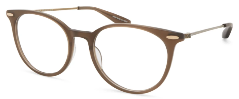 Alexander Daas - Barton Perreira Rhiannon Eyeglasses - Mocha & Antique Gold - Side View