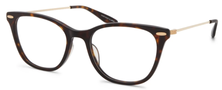 Alexander Daas - Barton Perreira Rumour Eyeglasses - Dark Walnut &amp; Gold - Side View
