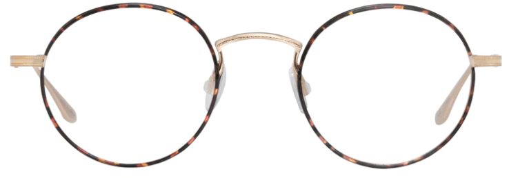 Alexander Daas - Barton Perreira Savant Eyeglasses - Gold &amp; Tortoise - Front View