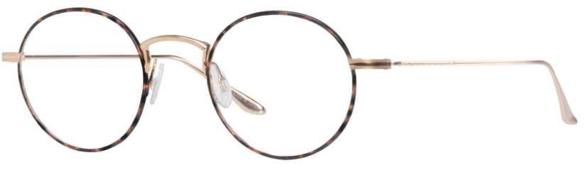 Alexander Daas - Barton Perreira Savant Eyeglasses - Gold & Tortoise - Side View