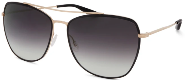 Alexander Daas - Barton Perreira Severine Sunglasses - Gold & Black Enamel - Side View