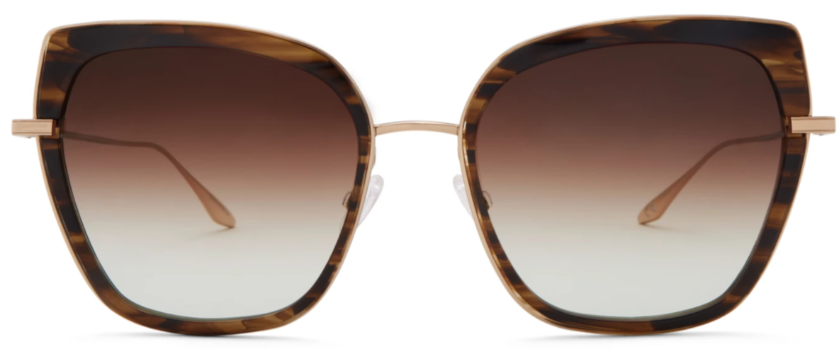 Alexander Daas - Barton Perreira Solstress Sunglasses - Sulcata Tortoise &amp; Gold - Front View