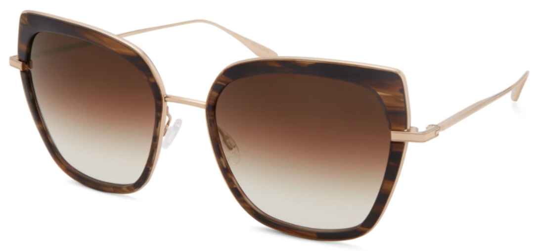 Alexander Daas - Barton Perreira Solstress Sunglasses - Sulcata Tortoise & Gold - Side View