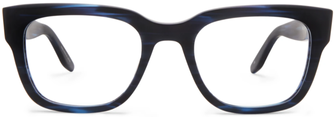 Alexander Daas - Barton Perreira Stax Eyeglasses - Matte Midnight - Front View