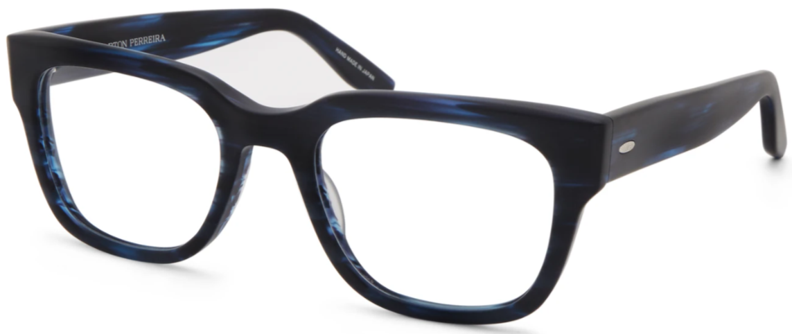 Alexander Daas - Barton Perreira Stax Eyeglasses - Matte Midnight - Side View