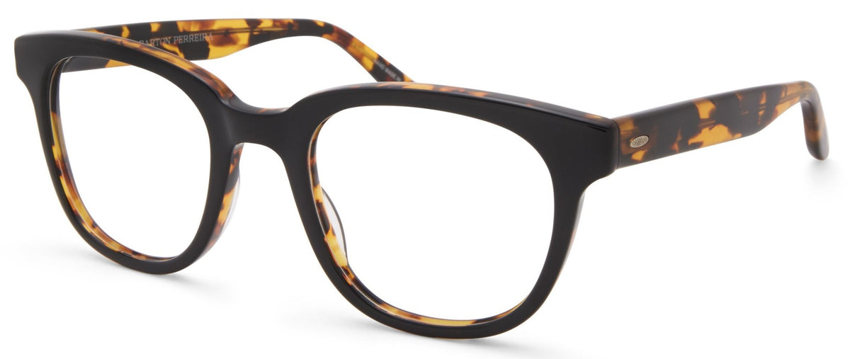 Alexander Daas - Barton Perreira Thurston Eyeglasses - Black Amber Tortoise - Side View