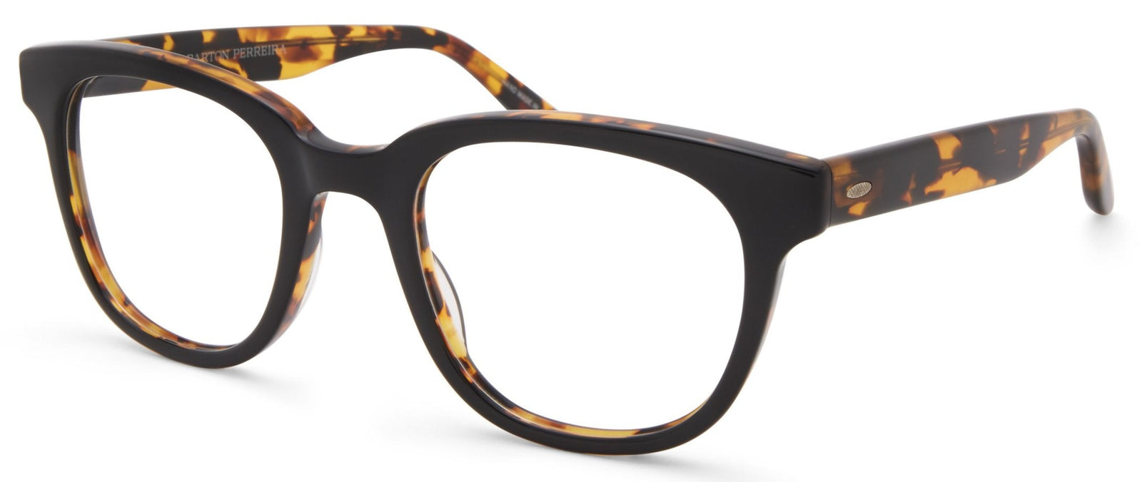 Alexander Daas - Barton Perreira Thurston Eyeglasses - Black Amber Tortoise - Side View