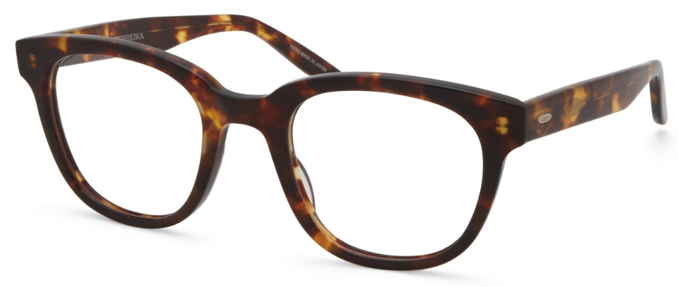 Alexander Daas - Barton Perreira Thurston Eyeglasses - Black Amber Tortoise - Side View