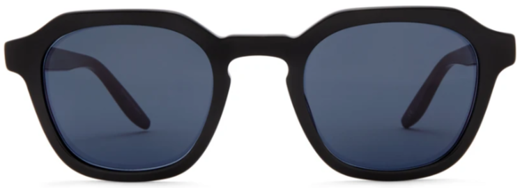 Alexander Daas - Barton Perreira Tucker Sunglasses - Black &amp; Vintage Blue - Front View