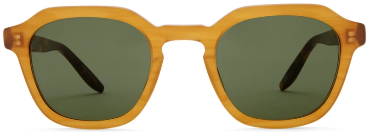 Alexander Daas - Barton Perreira Tucker Sunglasses - Golden Honey & Vintage Green - Front View