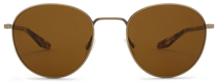 Alexander Daas - Barton Perreira Tudor Sunglasses - Antique Gold & Chestnut - Front View