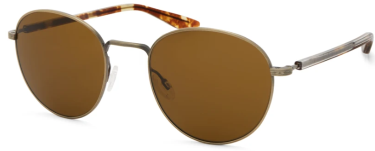 Alexander Daas - Barton Perreira Tudor Sunglasses - Antique Gold & Chestnut - Side View