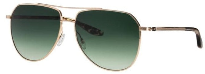 Alexander Daas - Barton Perreira Voltaire Sunglasses - Gold &amp; Crystal Heroine Chic - Side View