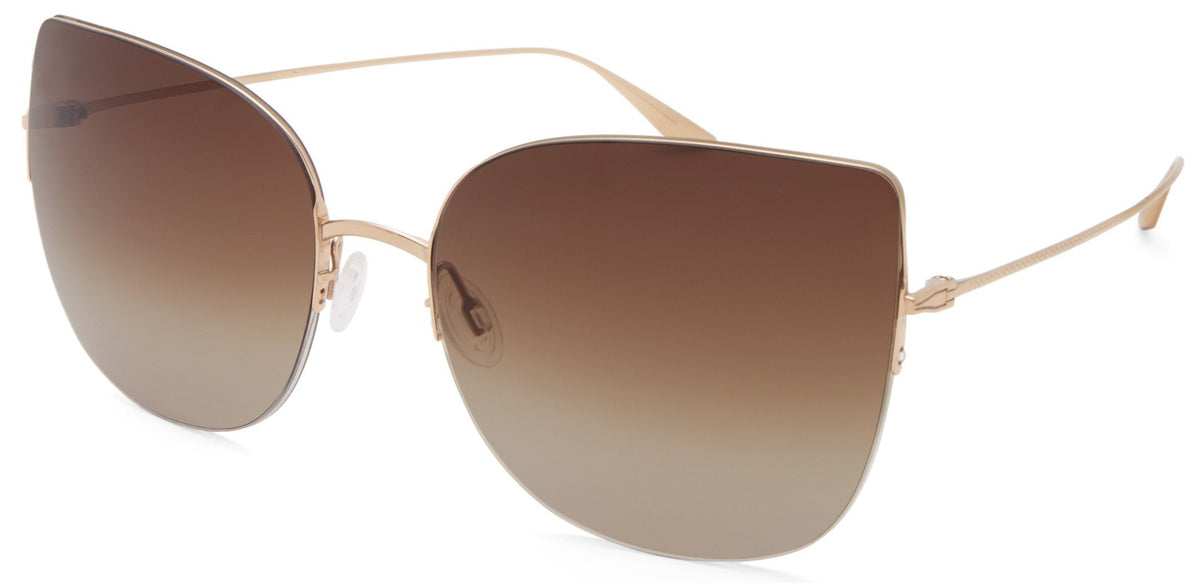 Alexander Daas - Barton Perreira Voyant Sunglasses - Gold &amp; Umber Gradient - Side View
