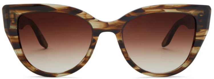 Alexander Daas - Barton Perreira Wahine Sunglasses - Sulcata Tortoise & Smokey Topaz - Front View